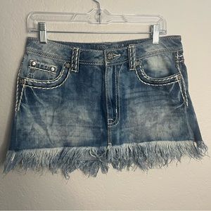 Miss Me Blue Signature Skirt - Sz 27